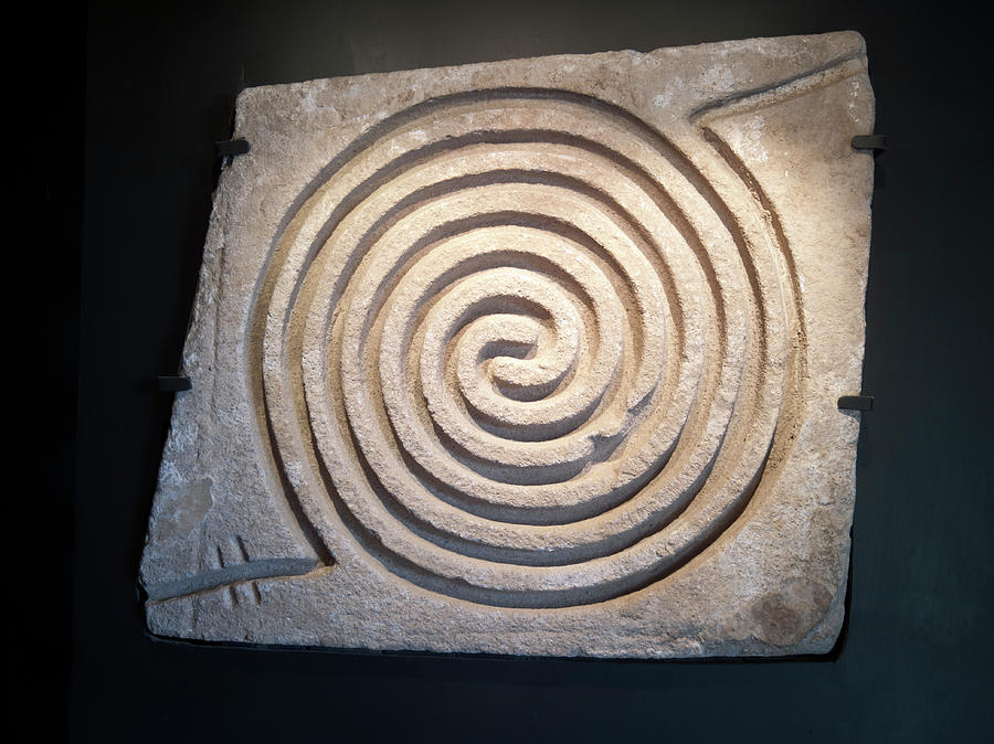Pre-columbian Spiral Rock Carving Photograph by Daniel Sambraus