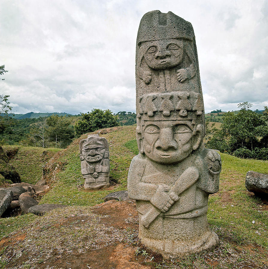 Pre-columbian Statues Photograph by George Holton