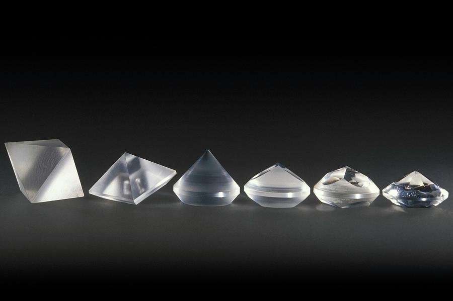 Pre-cut Diamond Forms Photograph by Patrick Landmann
