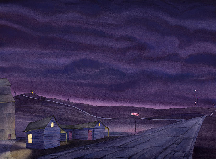 Pre-Dawn On The Hi-Line VI Painting by Scott Kirby