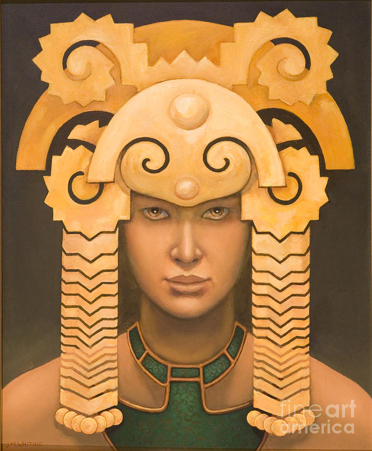 Pre-Inca 2 Painting by Jane Whiting Chrzanoska