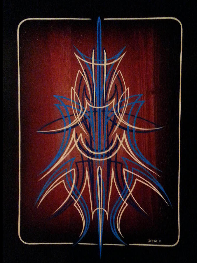 Pinstriping Painting - Precision by Danny Apodaca