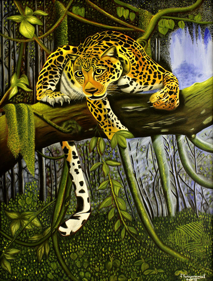 Wildlife Painting - Predator by Joseph Karaparambil