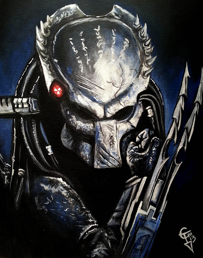 Predator Painting by Tom Carlton