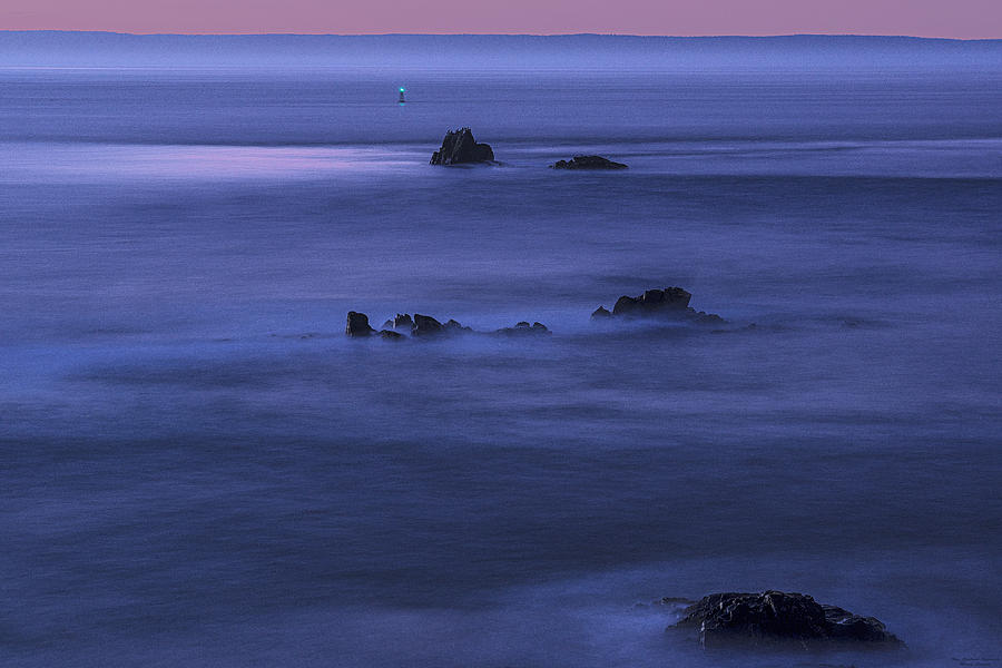 Predawn Abstract Gulf of Maine Photograph by Marty Saccone
