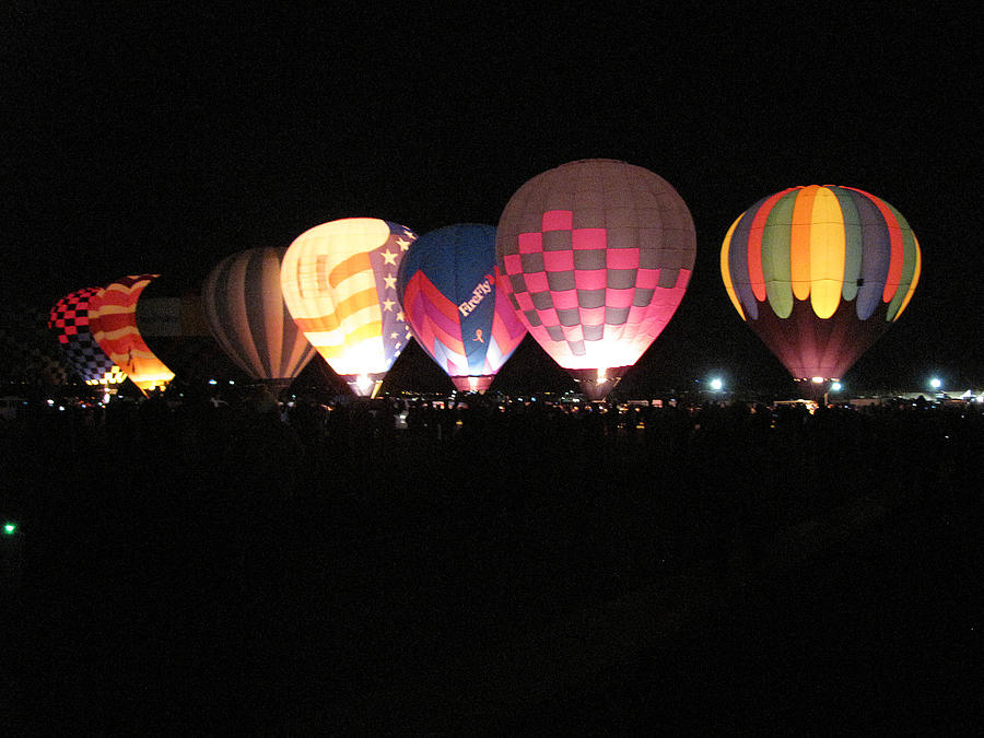 Cat Photograph - PreDawn Balloons by Phil Welsher