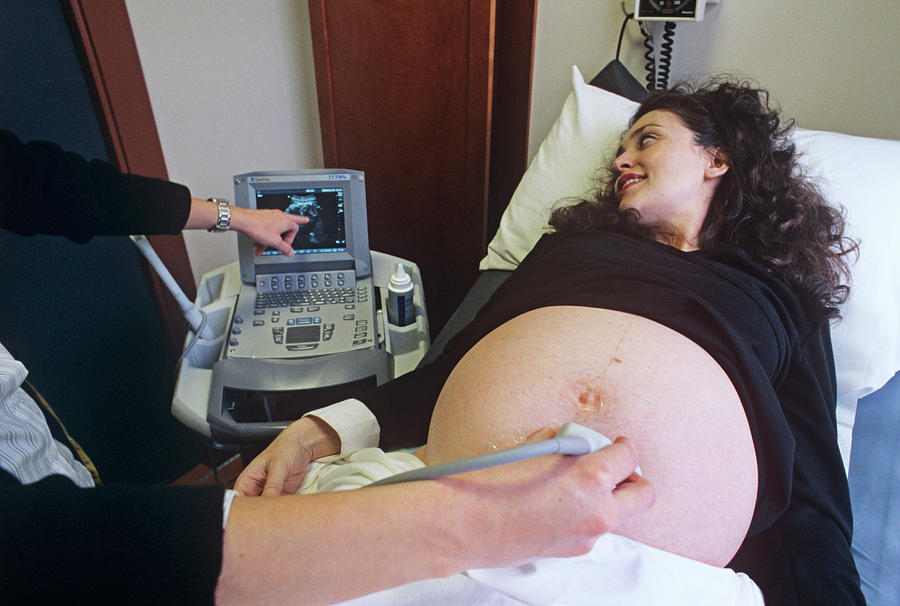 Pregnancy Ultrasound Scan Photograph by David Nunuk/science Photo Library
