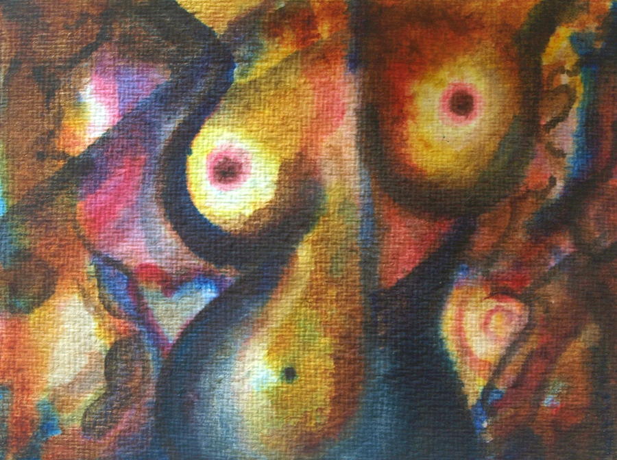 Pregnant Nude 1 Quickening Painting by Mary C Farrenkopf
