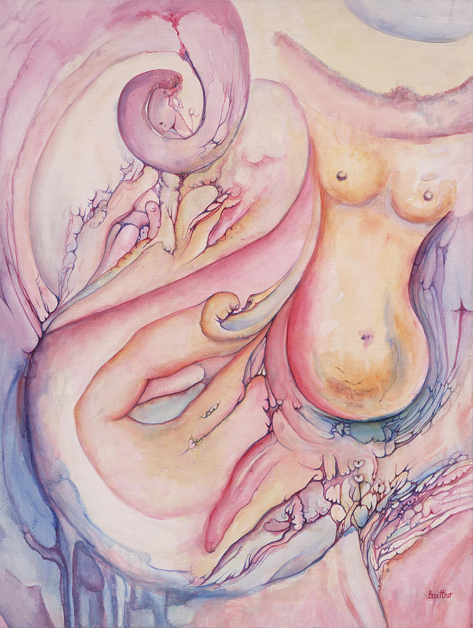 Pregnant With Desire I Painting by Lynn Buettner