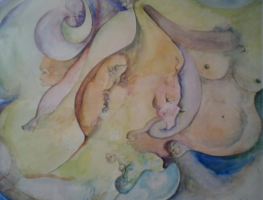 Pregnant With Desire One Painting by Lynn Buettner