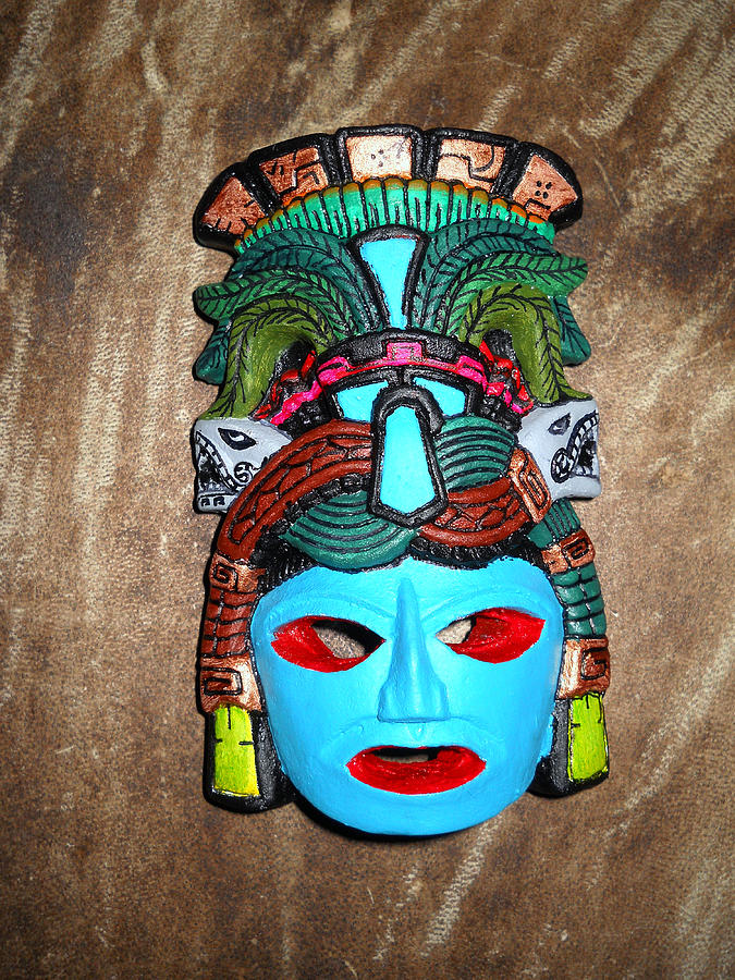 Prehispanic mask Sculpture by Israel Zuniga - Fine Art America