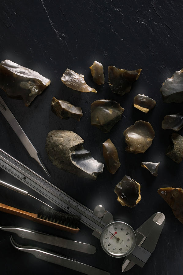 Prehistoric Flint Tools Photograph by Natural History Museum, London/science Photo Library