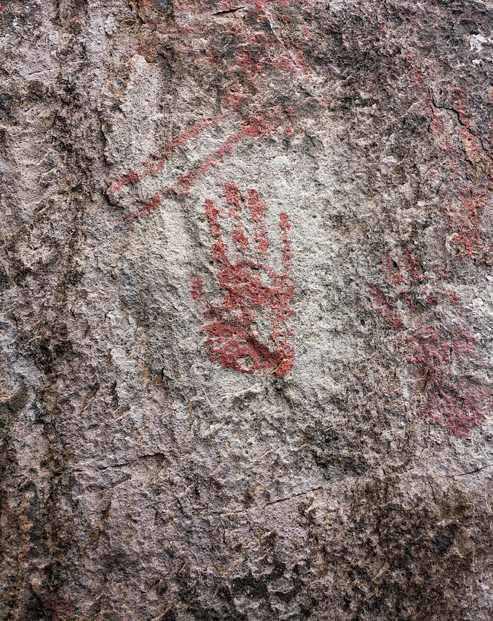 Prehistoric Handprint Photograph by Daniel Sambraus
