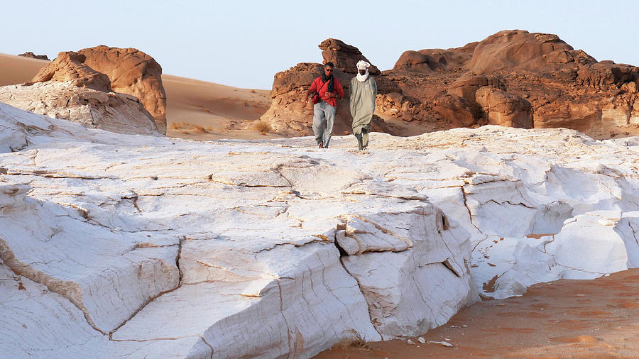 Prehistoric Saharan Lake Deposits Photograph by Thierry Berrod, Mona Lisa Production