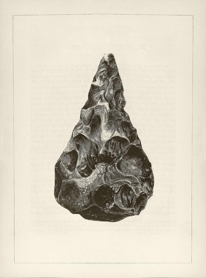 Prehistoric Stone Tool Photograph by Middle Temple Library