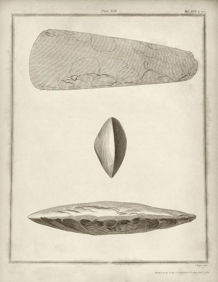 Prehistoric Stone Tools Photograph by Middle Temple Library