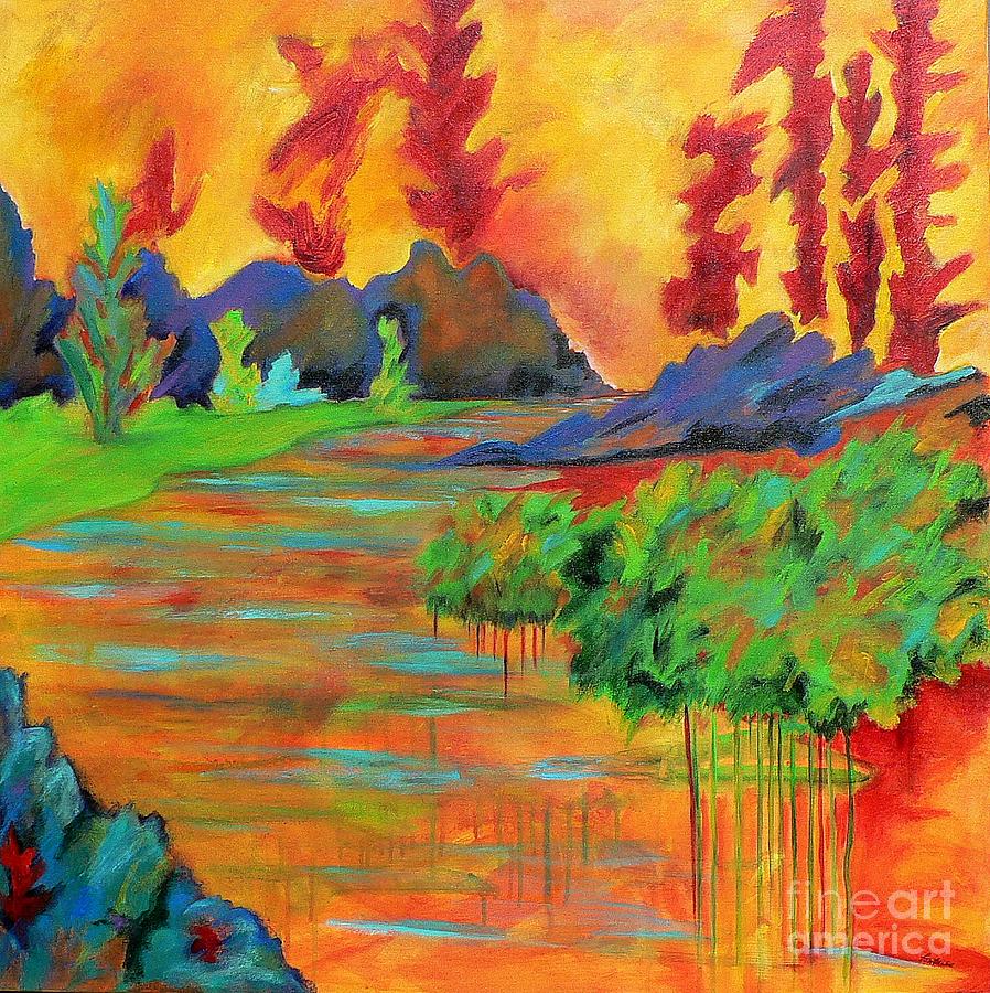 Mountain Painting - Prelude by Elizabeth Fontaine-Barr
