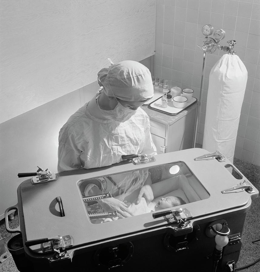 Human Photograph - Premature Baby Unit by Library Of Congress Human Photograph - Premature Baby Unit by Library Of Congress