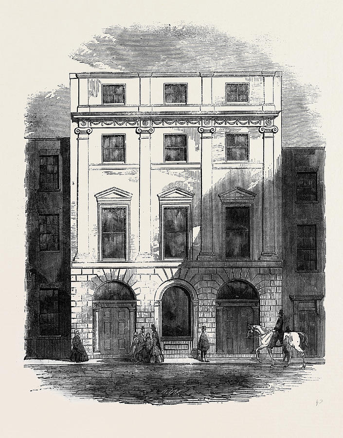 Premises Occupied By The Architectural Societies Of London Drawing by ...