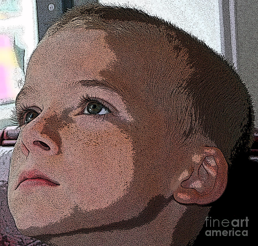 Preoccupied Boy Photograph by Susan Stevenson