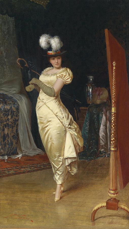 Vintage Digital Art - Preparing For The Ball by Frederick Soulacroix