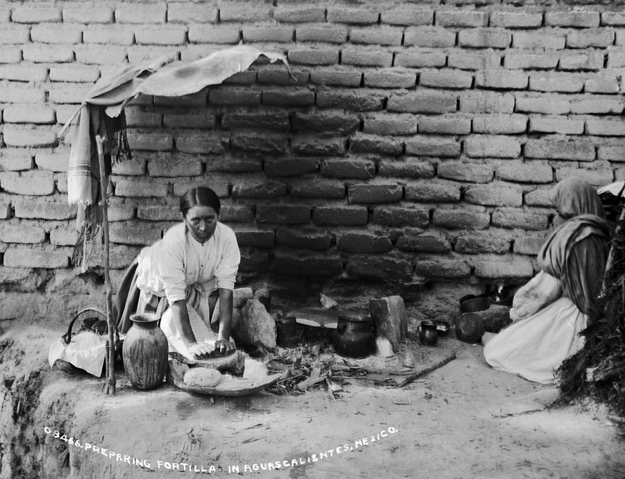 Preparing Tortillas In Aguas Calientes by Everett