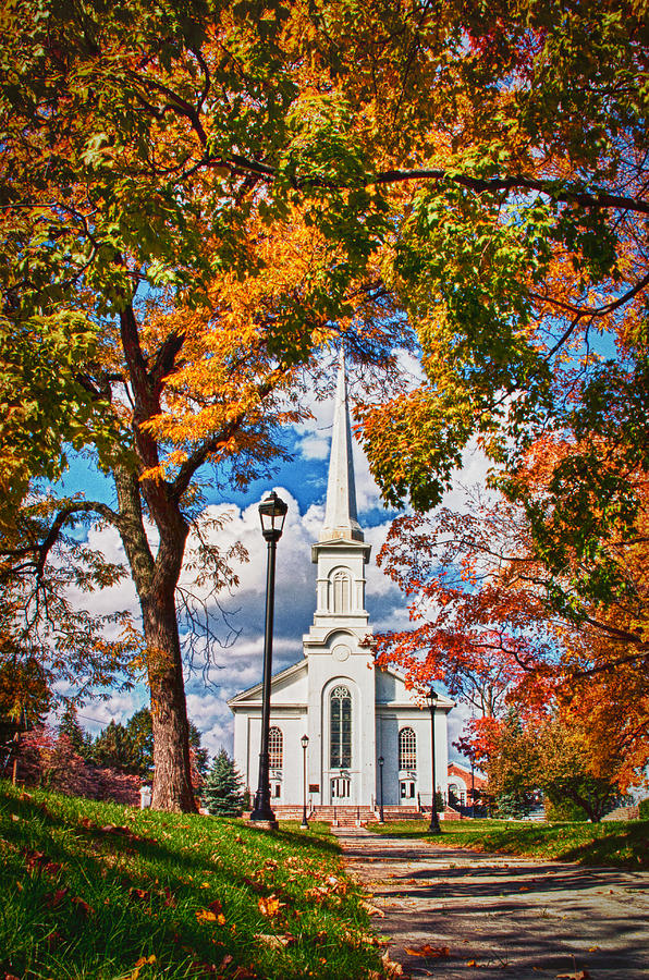 Presbyterian Church westfield NJ Photograph by David Williams - Fine ...