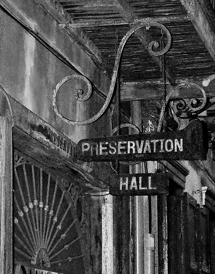 New Orleans Photograph - Preservation Hall by Dennis Tyler