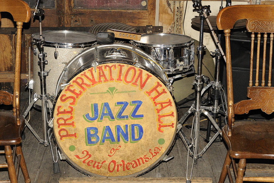 Preservation Hall Jazz Band Drum Photograph by Bradford Martin