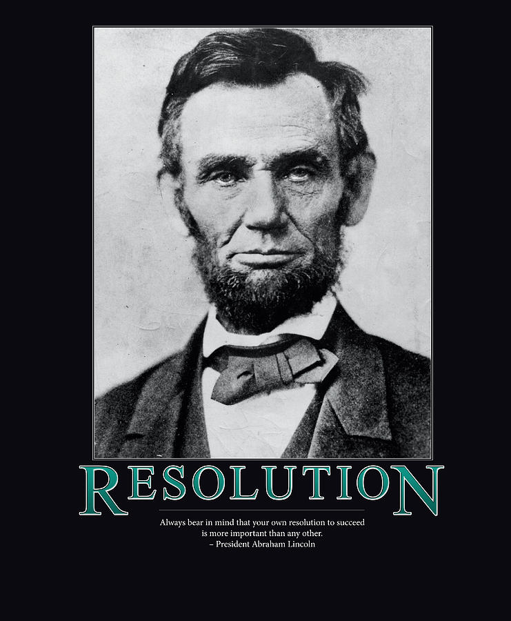 President Abraham Lincoln Resolution  Photograph by Retro Images Archive