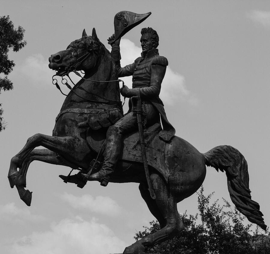 President Andrew Jackson Statue Photograph by Robert Hebert