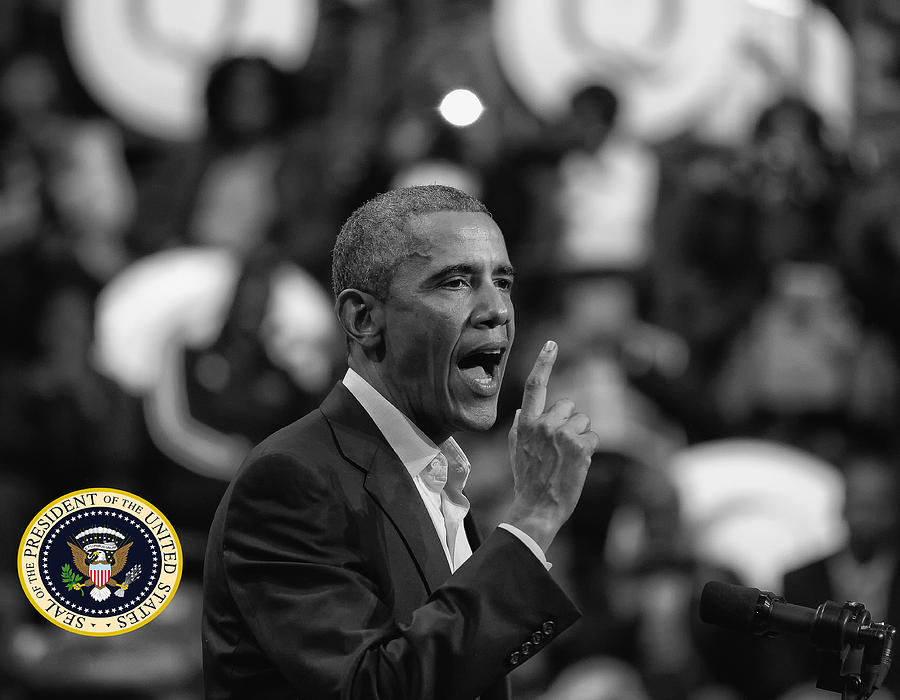Chicago Photograph - President Barack Obama by Jerome Lynch