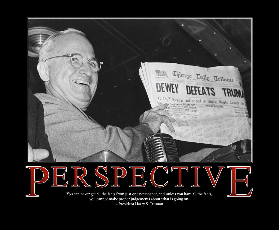 President Harry S. Truman Perspective  Photograph by Retro Images Archive