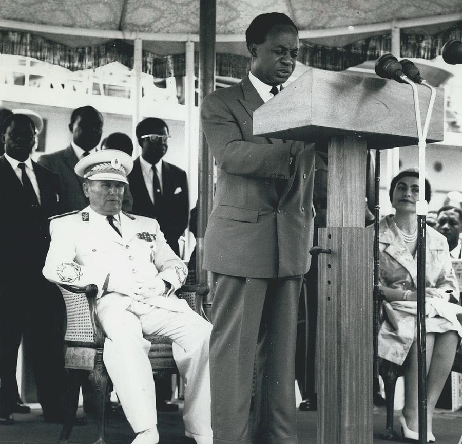 President Tito Arrives In Ghana. Address Of Welcome. Photograph by ...