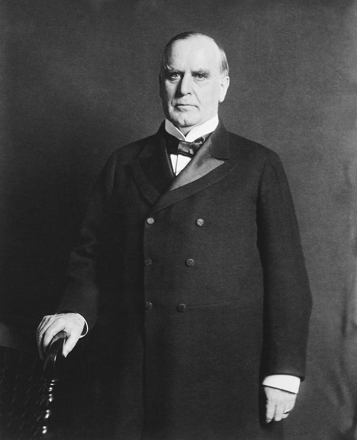 William Mckinley Photograph - President William McKinley by Underwood Archives