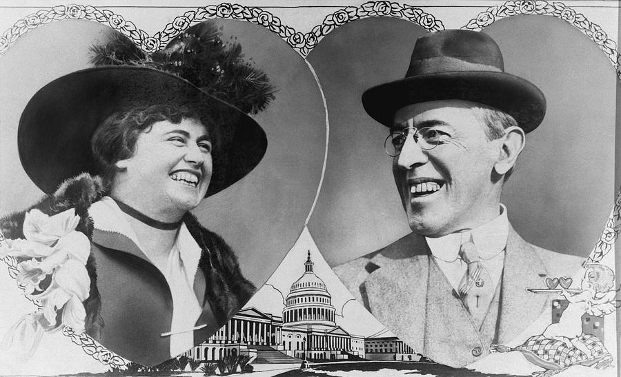 Woodrow Wilson Photograph - President Wilson To Wed by Underwood Archives