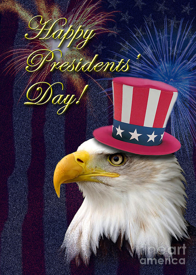 Eagle Photograph - Presidents Day Eagle by Jeanette K