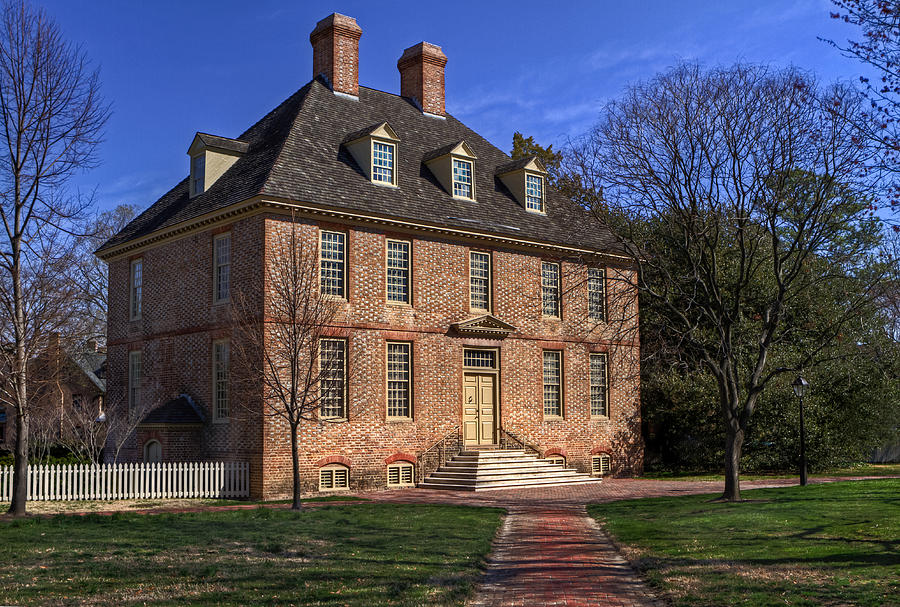 Presidents House College of William and Mary Photograph by Jerry Gammon
