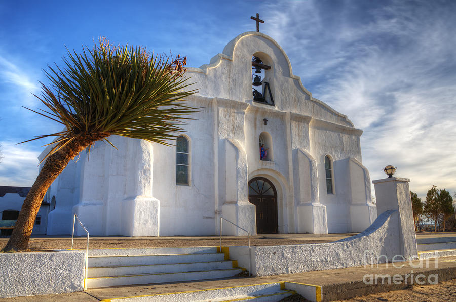 El Paso Photograph - Presidio Chapel San Elizario Texas by Bob Christopher