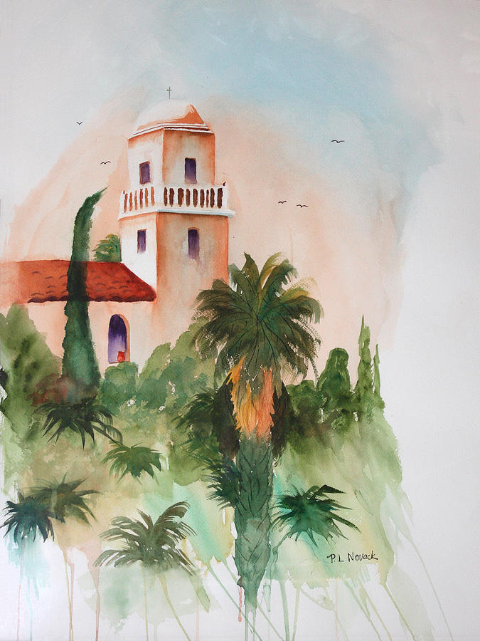 Presidio Park San Diego Painting by Patricia Novack