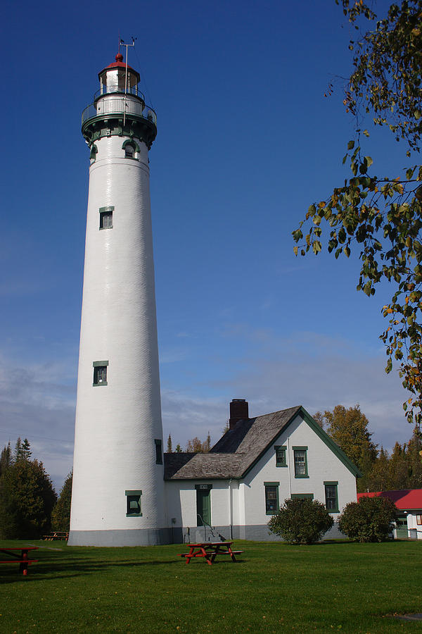 Lighthouse Photograph - Presque Isle MI Lighthouse 5 by John Brueske