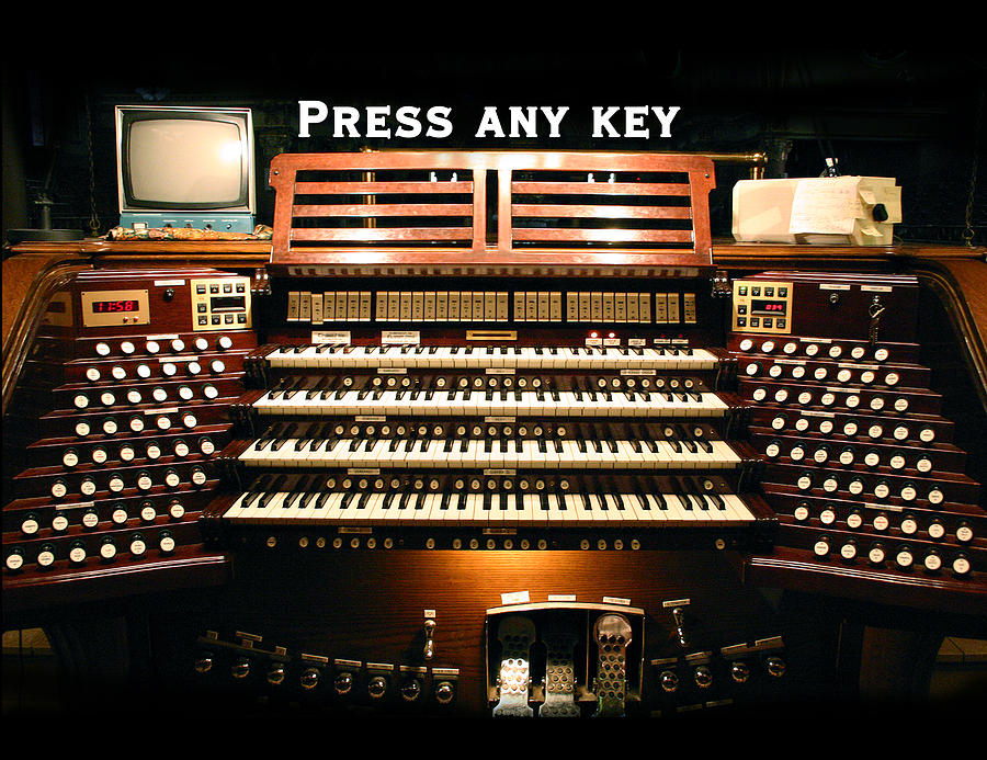 Press Any Key Photograph by Jenny Setchell