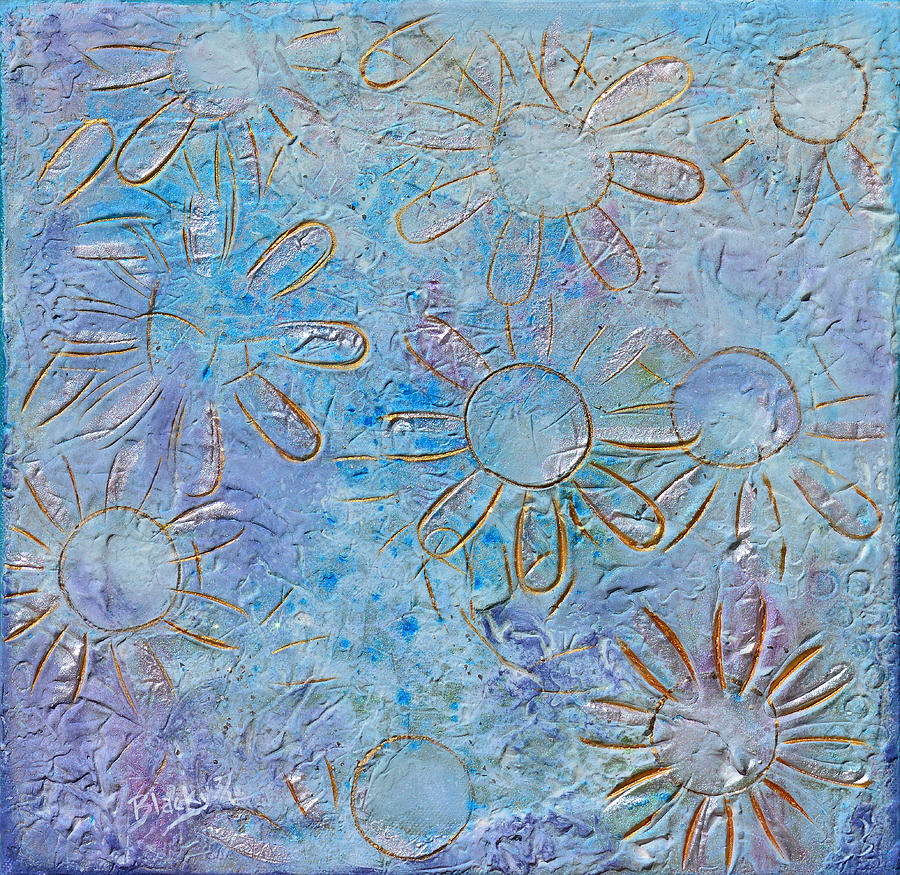 Pressed Flowers Painting by Donna Blackhall