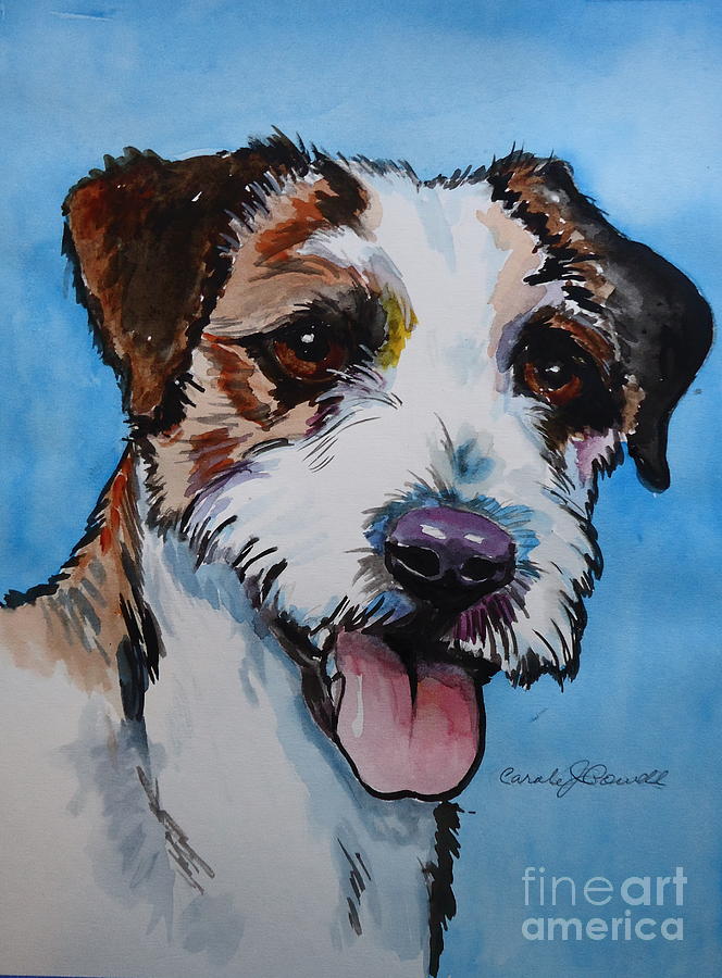 Jack Russell Terrier Painting - Pretty Baby by Carole Powell