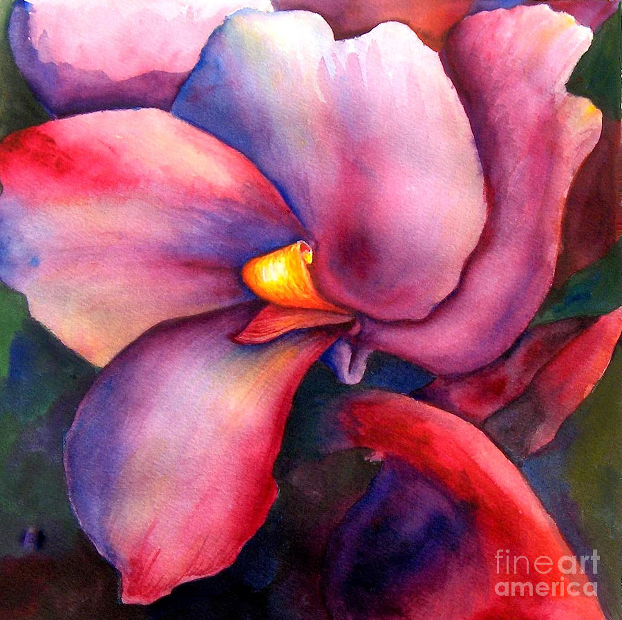 Pretty in Pink Painting by Donna Spadola