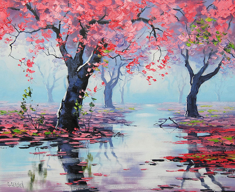 Nature Painting - Pretty in Pink by Graham Gercken