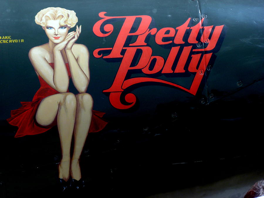 Pretty Polly Nose Art Photograph by Jeff Lowe