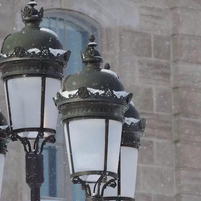 Pretty Street Lamps In Quebec😊 Photograph by Brynne Fritjofson