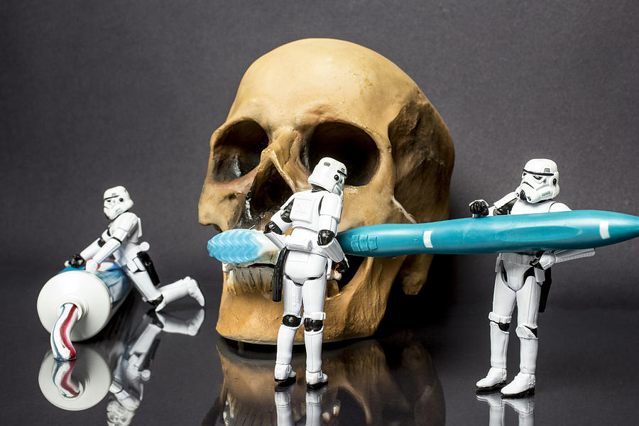 Star Wars Photograph - Preventing Cavities by Tony Sullivan