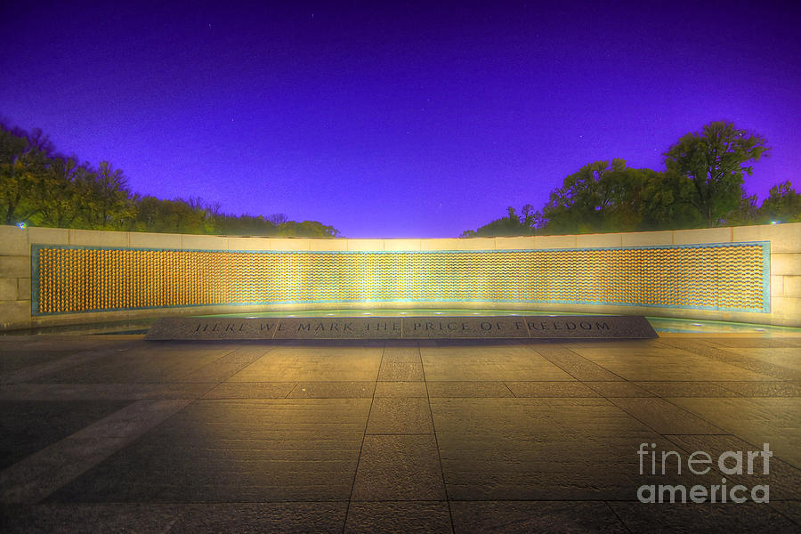 Washington Monument Photograph - Price of Freedom 7347HDR by Chuck Smith